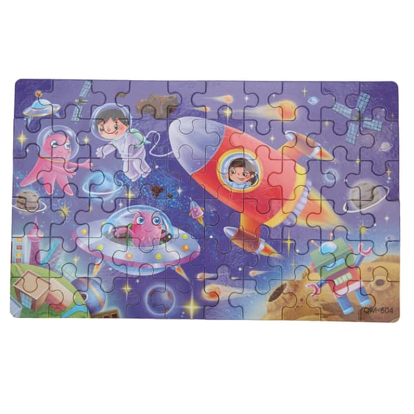 60 Pieces Kids Puzzle Exquisite Cartoon Pattern Children Jigsaw Puzzle Toy Gift with Storage Box Space