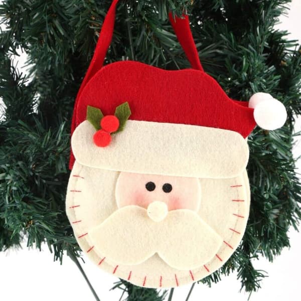 Godispåse, söt tomte julgodispåse barn presentpåse för jul