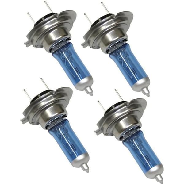 Sarja 4 H7 12V 55W ksenon-efektilamppua 5500K