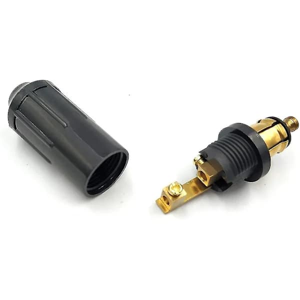 DIN Hella-liitin 12V tupakansytytinsovitin Musta 1 kpl