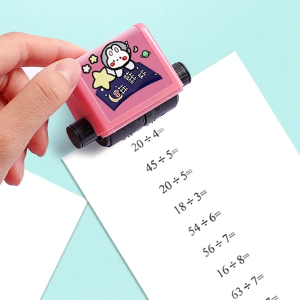 1-100 Number Multiplication and Division Roller Stamp Math Practice Tool for Teachers Homeschool Preschool Elementary School