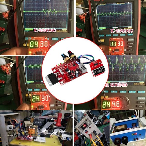 -D01 Spot Welding Machine Time and Control Regulator DIY Digital Display (40A)