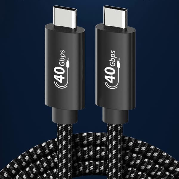 40 Gbps Data Transfer Cable USB C to USB C PD100W Charging Cable USB4 USB C Cable for Laptop Mobile Phone Thunderbolt4 Cable