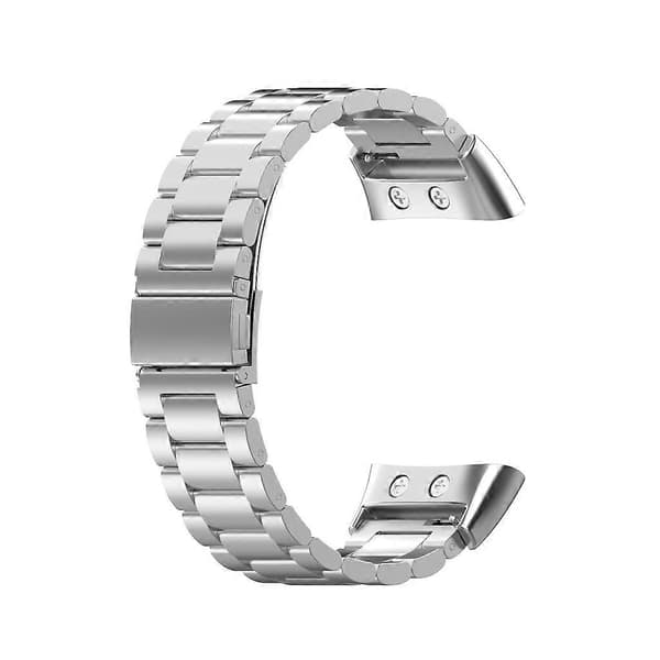 Armbånd i rustfrit stål til Forerunner 45 45S Swim 2 armbåndsur, sølv Silver