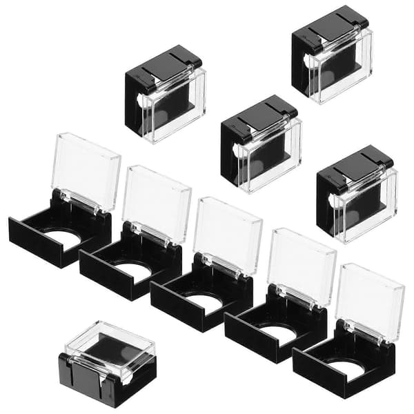 10 Pcs Push Button Switch Guards Safety Switch Covers Push Button Plastic Protectors