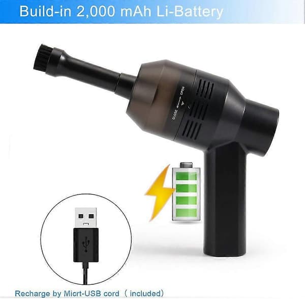Innovative Portable Vacuum Cleaner, Rechargeable Computer Cleaner for Versatile Cleaning Needs