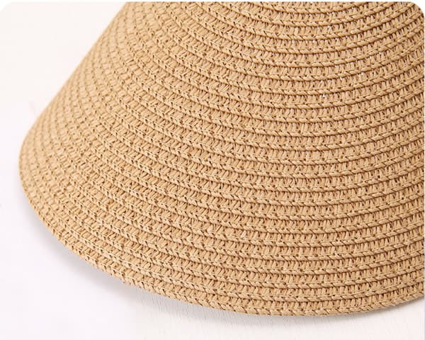 Solbeskyttelseshatter for kvinner, sommer strandhatt bred brem, justerbar