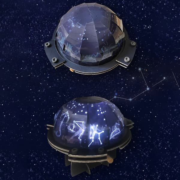 DIY Night Star Projector, Constellation Lamp, Universal Rotatable 3D Lamp for Nursery Projection Lamps