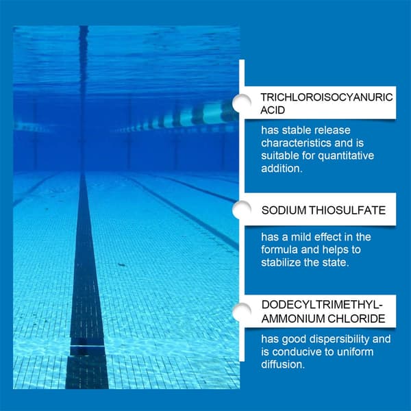100 ml Fast-Acting Odorless Pool Purifier Liquid, Easy and Safe Water Clarifier 3pcs 3pcs