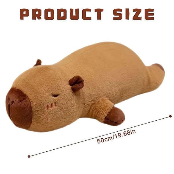 50 cm Capybara-pehmolelu, Capybara-pehmolelu, Capybara-pehmoeläin, Simulaatio Capybara-pehmolelu, Capybara-pehmonukke, Capybara-pehmolelu