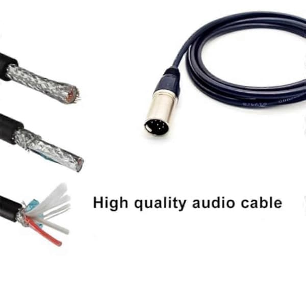 7-bens XLR-stikkkabel, XLR-mikrofonkabel, balansert han til hun mikrofonlydkabel