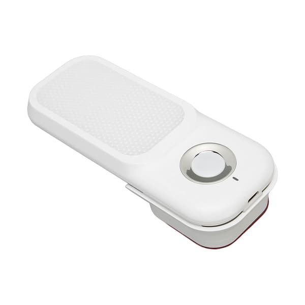 Sensor Væglampe USB-opladning Trådløs 3 Lysfarver Sølv LED Sensor Natlampe til Soveværelse