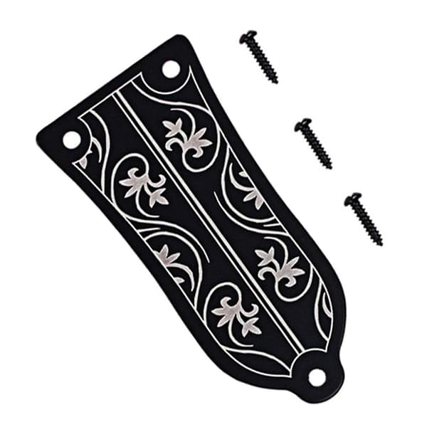 Guitar Truss Rod Cover Gr34 Truss Rod Form Case Til Elguitar Les Paul Epiphone (sort)