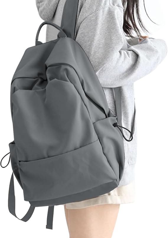 Skole- & Laptoprygsæk 16 Tommer Grå Grey Grey