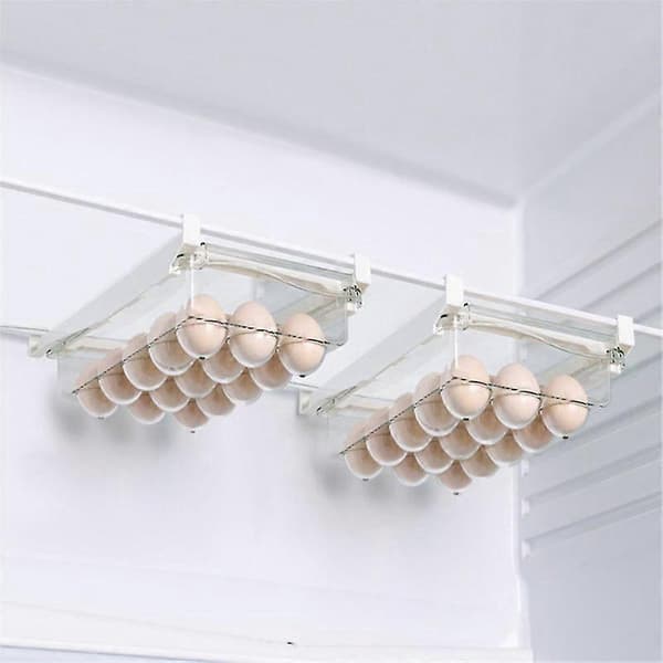 Egg Holder for Refrigerator, Refrigerator Egg Storage Box, Mini Refrigerator Drawer with Pull Function