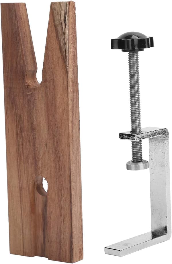 Woodworking Workbench, Jewelry Bench Clamp V-Groove C-Shaped Clamp