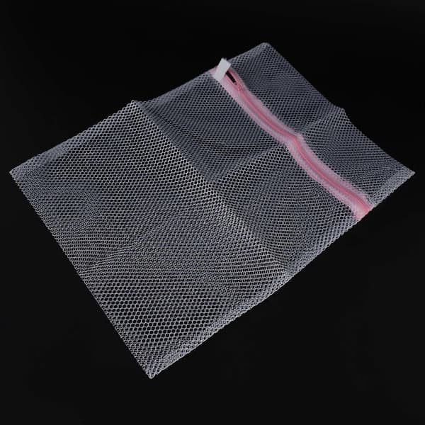 Large Mesh Laundry Bag Set, 4-Pack Durable Coarse Mesh Zippered Wash Bags for Clothes, Delicates