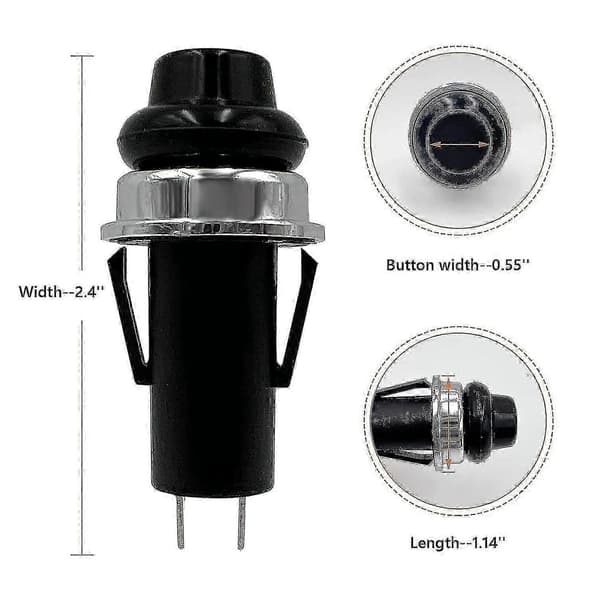 Replacement for Weber Igniter Push Button/Switch, Fits Weber Spirit E/S-210 310 315 320 330 Gas Grills, 7642 7643 Part Replacement-m.2765