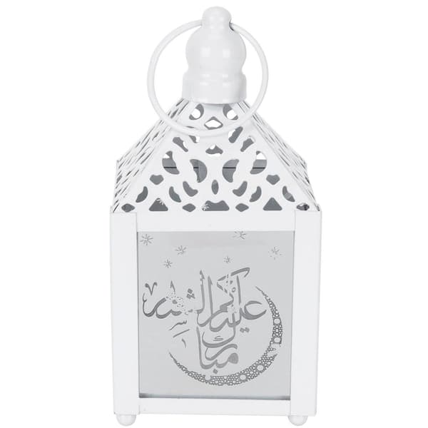 Ramadan Jernlampe, Hængende LED-lys Ornament til Hjemmefest KLB