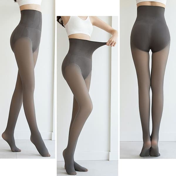 Warm High-Waisted Bikini Bottoms with Honeycomb Pattern 250g Black Size KLB