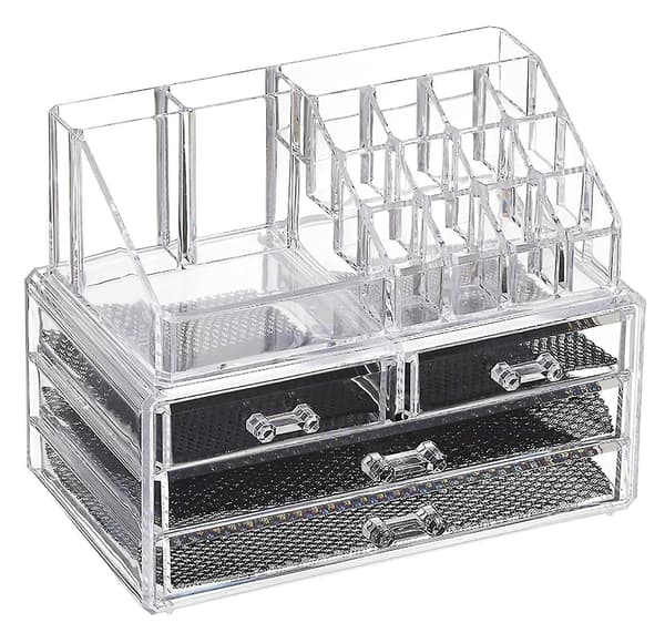 Makeup Storage Box Cosmetic Storage Box Multi-layer Jewelry Box Transparent Desktop Storage for Cosmetics