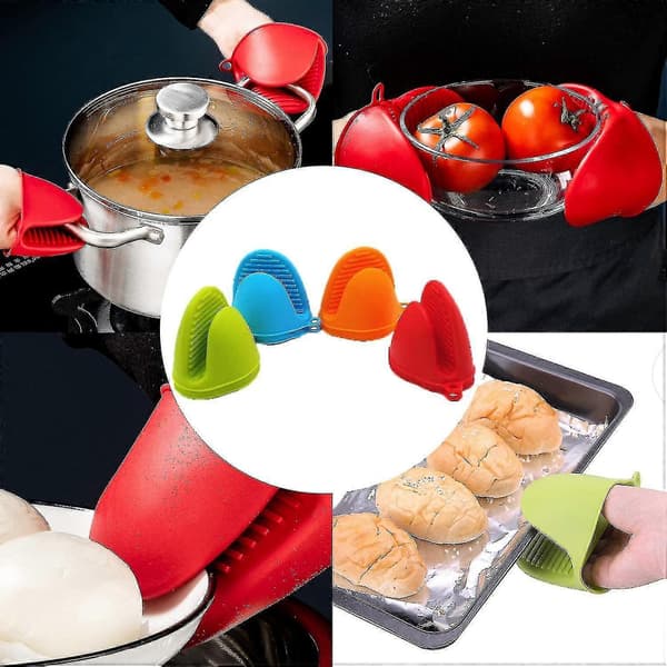 4 stk. Mini Grydelapper Gs, silikonegrydelapper, kompatible med Kit Ing Ba