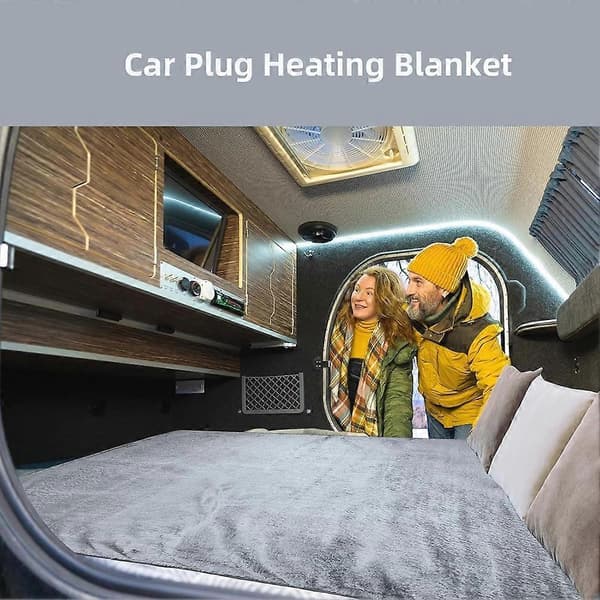 Electric Heating Blanket USB Heating Blanket Plush Winter Heating Adjustable Temperature Timing Heating Pad 80x160cm