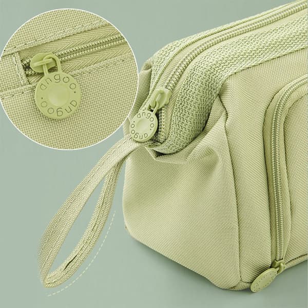 Large Capacity Pencil Case, Pen Bag, Pencil Pouch, Green