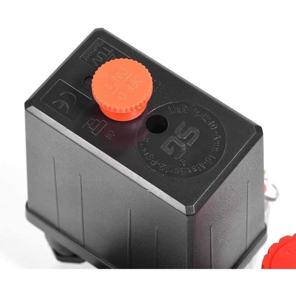 Trykksensor Luftkompressor Trykkregulator Kompressor med trykkmåler Bryter Luftkompressor Kontrollventil