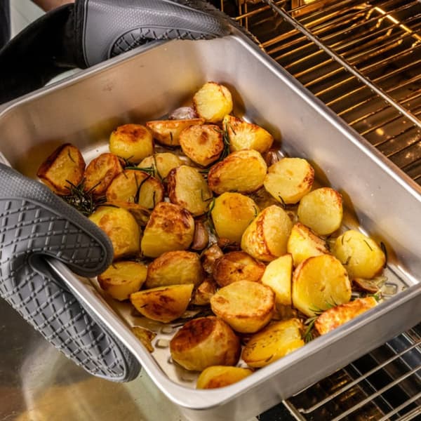 MasterClass Resirkulert Aluminium Bakeform med Hellekant - 40x29 cm 0.63