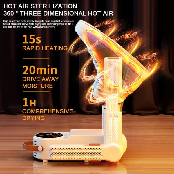 Electric Shoe Dryer with Fast Heating, Constant Temperature, Foldable Shoe Dryer EU plug EU plug