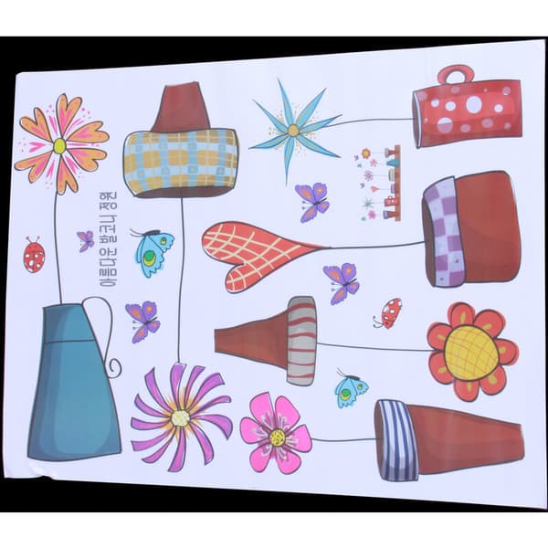 Butterfly Stickers Decal Glass Window Wall Decoration Red 45X60Cm