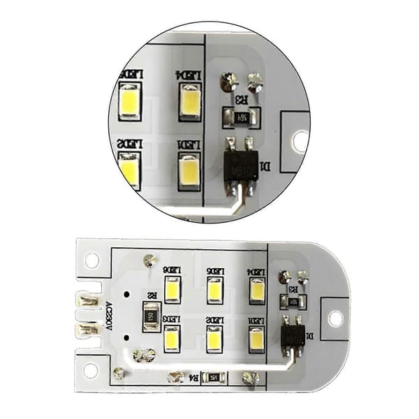 Energiatehokkaat LED-valonauhat Korvaavat LED-valolevyt PCB-tekstuuri Jääkaappivalaistus jääkaappimalliin 2kpl 2pc