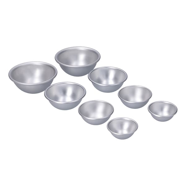 DIY Badebombeform Hjemme Bærbar Aluminiumslegering Mousse Kakebakeform Sett#6