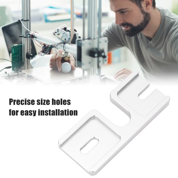 3D-skriver Fast Aluminium Monteringsplate Stativ Sølv Høykvalitets Tilbehør for V6