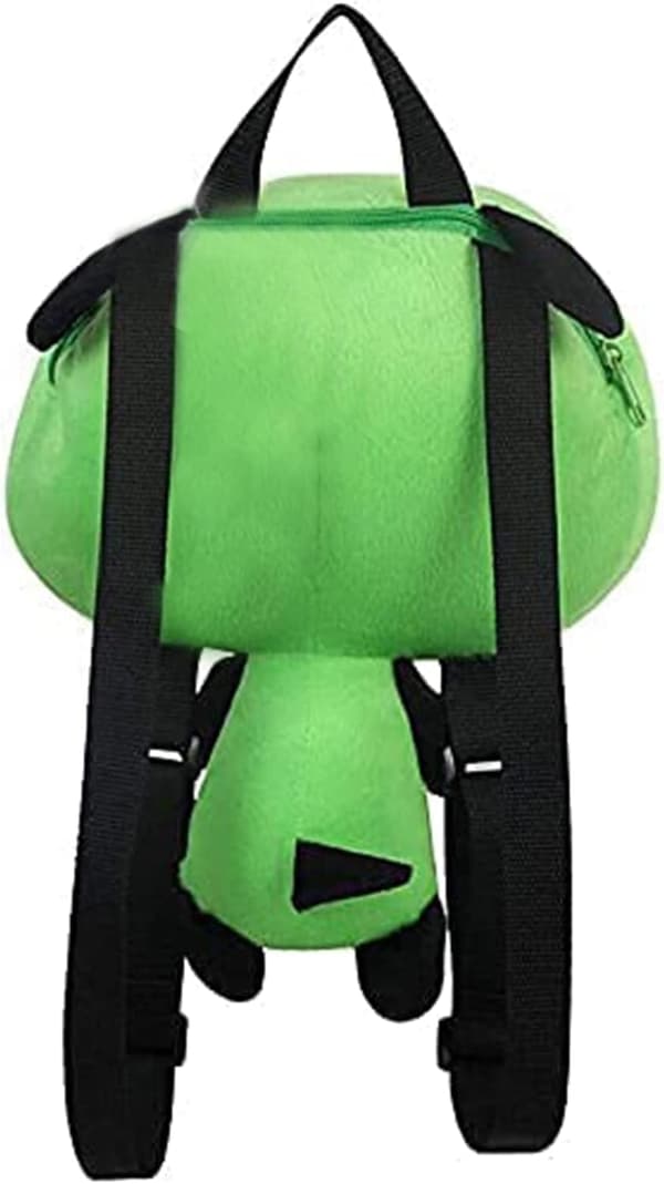 New Alien Invader Zim Plush Backpack Toys 3D Eyes Robot Cute Stuffed