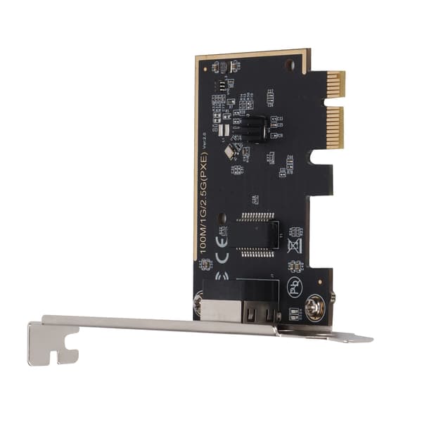 Kablet netværkskort PCIE Gigabit netværkskort 2.5Gbps stationær kablet netværksadapter