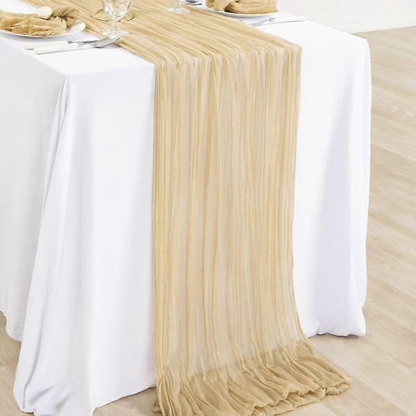 Samppanja Juustokangas Pöytäliina Syksyn Kiitospäivän Pöytäliina Boho Harso