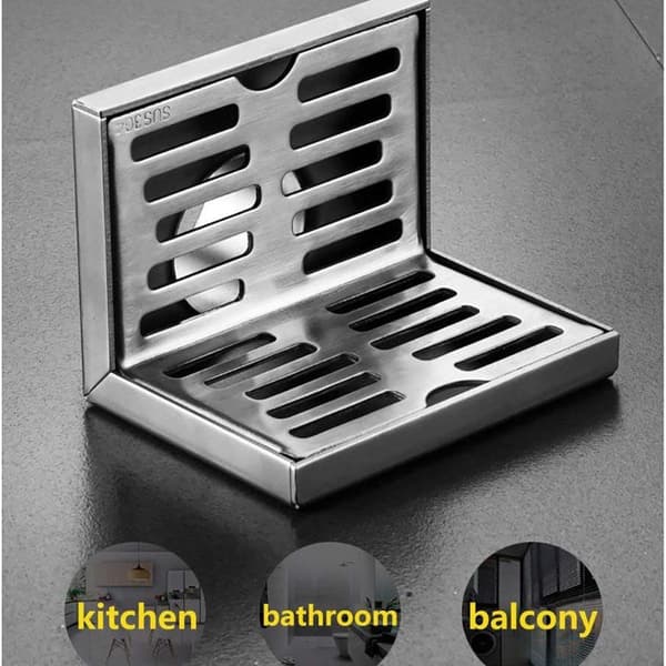 Easy Installation, Outdoor Floor Drain, Shower Drain, Water Drains Off the Edge