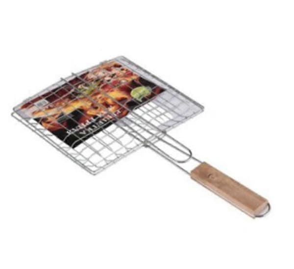 Grillkorg i rostfritt stål, BBQ Grillkorg Fiskmaskin