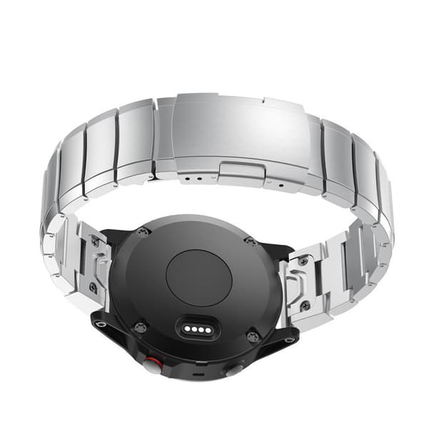 Quick Release Titanium Urrem til Garmin Fenix 7X 6X Pro 5X Plus Sølv 22 mm