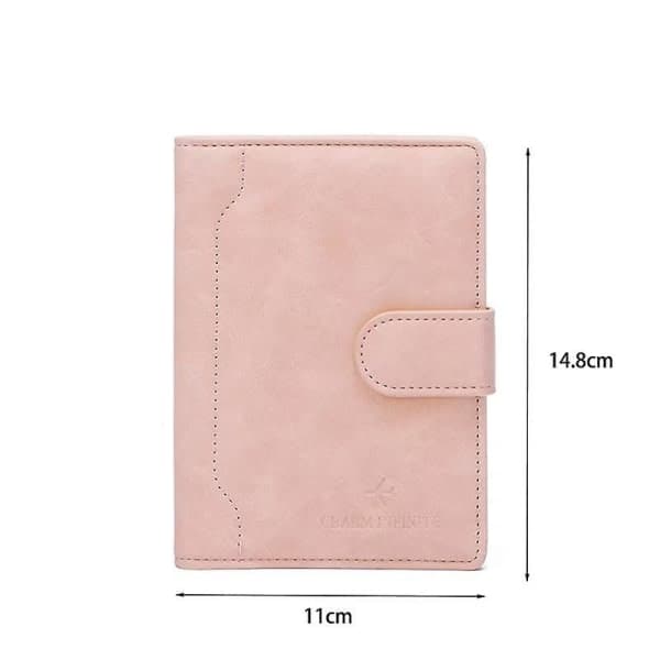 Passholder lommebok, rosa