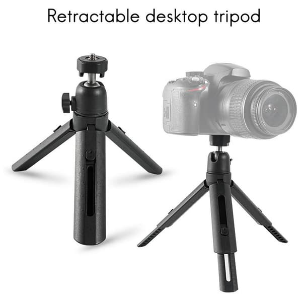 DSLR SLR Phone Vlogging Tripod Cold Shoe Phone Holder for Microphone Mini Tripod for DSLR Camera