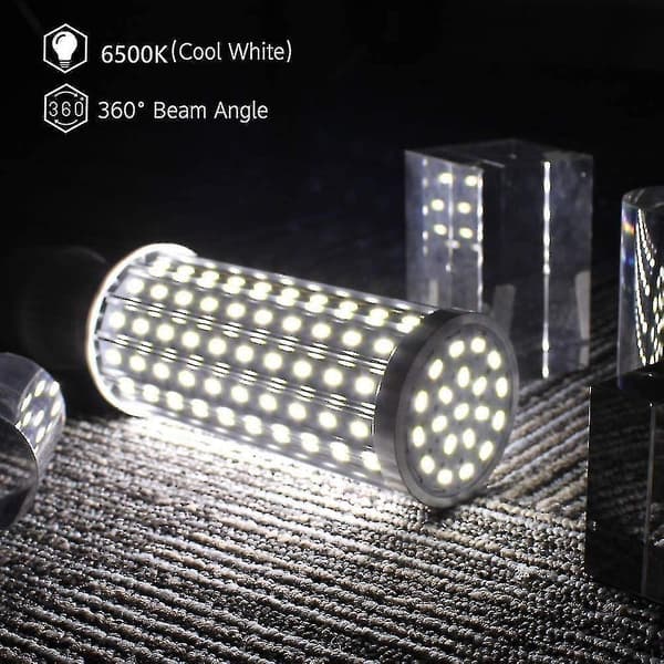 70% Discount - E27 LED Corn Bulb 60w, 550w Equivalent Brightness, 6500k Cool White E27 LED Lamp, Non-Dimmable, 5850lm 160x5630smd, Edison LED C