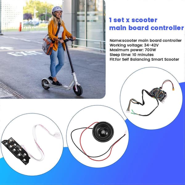36V DIY 6.5/8/10 tommer scooter bundkort controller til selvbalancerende tilbehør Hoverboard Som vist Som visas