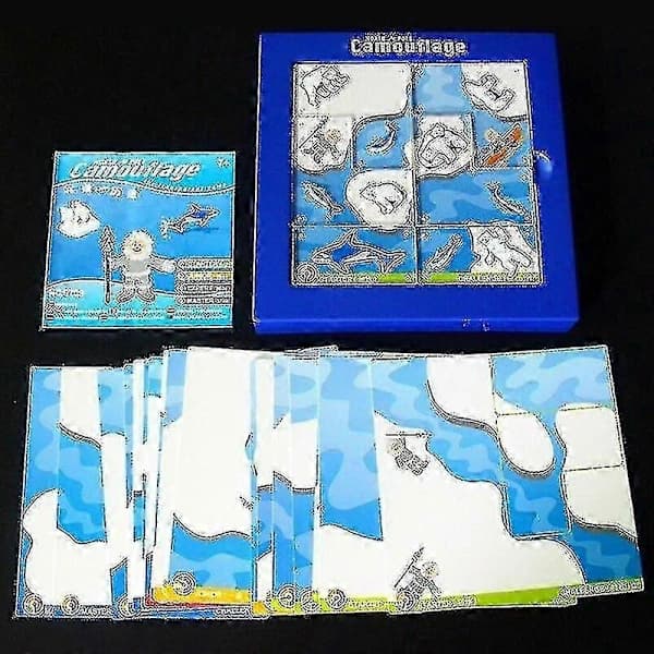 2024 Challenges IQ Training Smart Game North Pole Bear Camouflage Thinking Kids Puzzle Toy