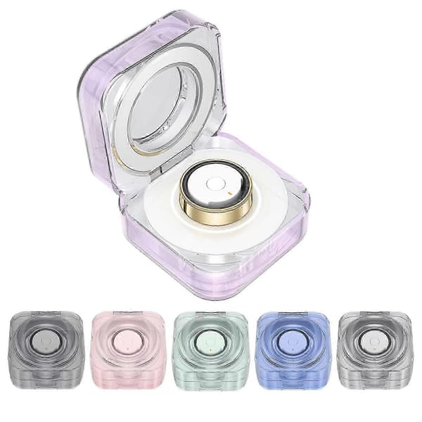Smart Ring Laddfodral med Skyddande Hölje för Galaxy Ring Tillbehör