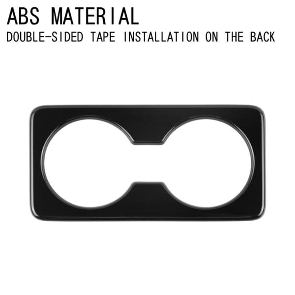 For -50 CX50 2023 Amerikansk version Bil Blank Sort Bagsæde Kopholder Panel Trim Ramme