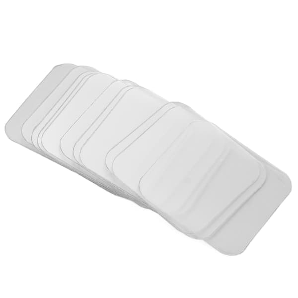 20 Pcs Double Sided Tape Square Washable Portable Transparent Fixing Tape for Perfume Bottle