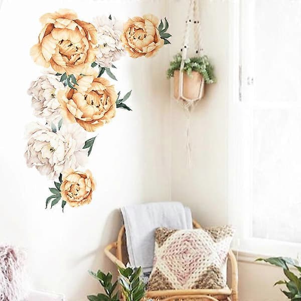 Smukke Søde Blomster Vægdekorationer